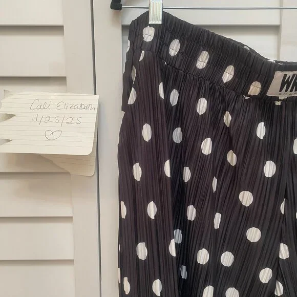WKND Chasers Polka Dot Plisse Pants 4xl - Picture 3 of 5